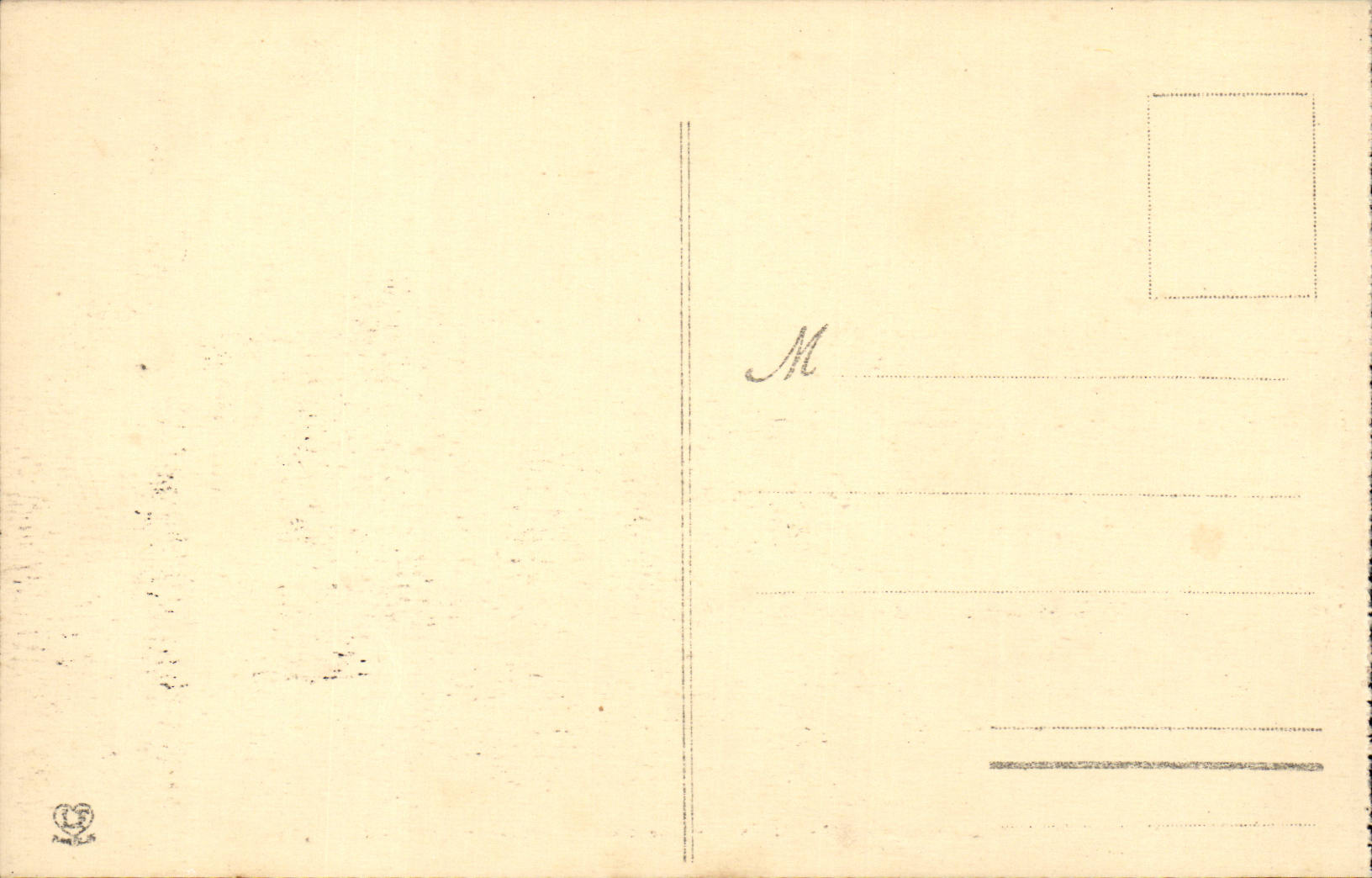 Pau - Schloss Henri IV - Dienstzimmer der Offiziere — Verlag: Lauche Frères, Toulouse — Rückseite