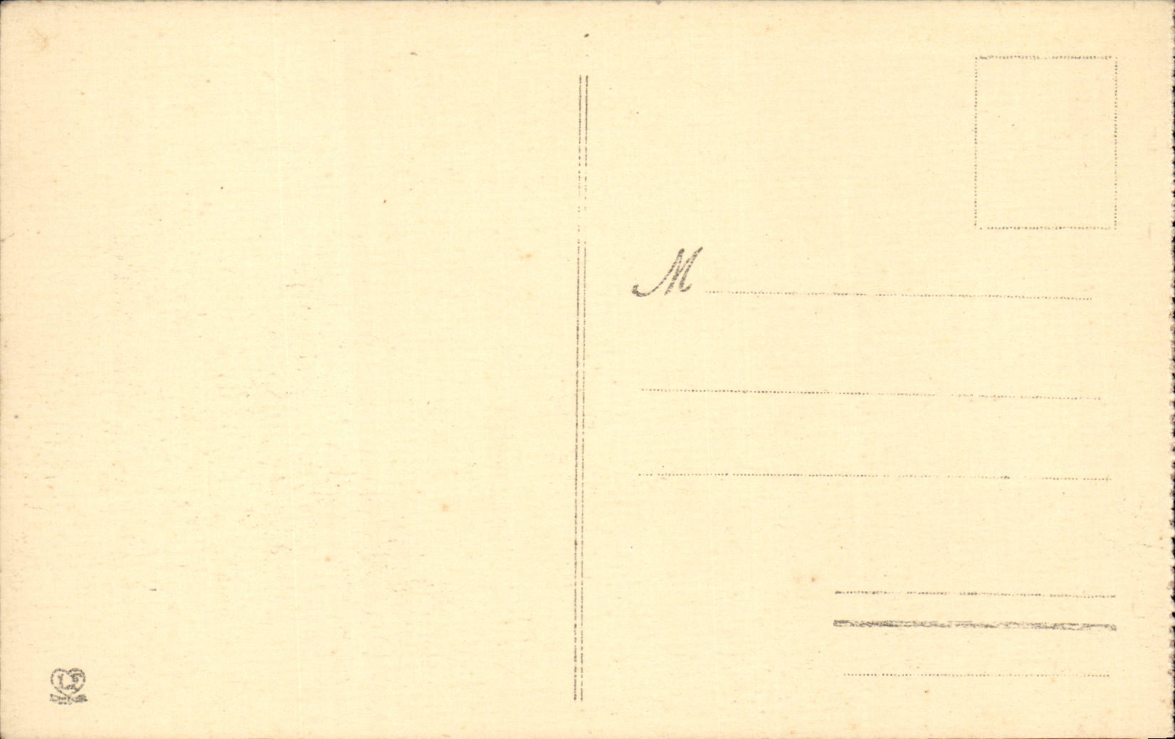 Pau - Château Henri IV et le Pic du Midi d'Ossau — Éditeur Labouche Irères, Toulouse — Verso