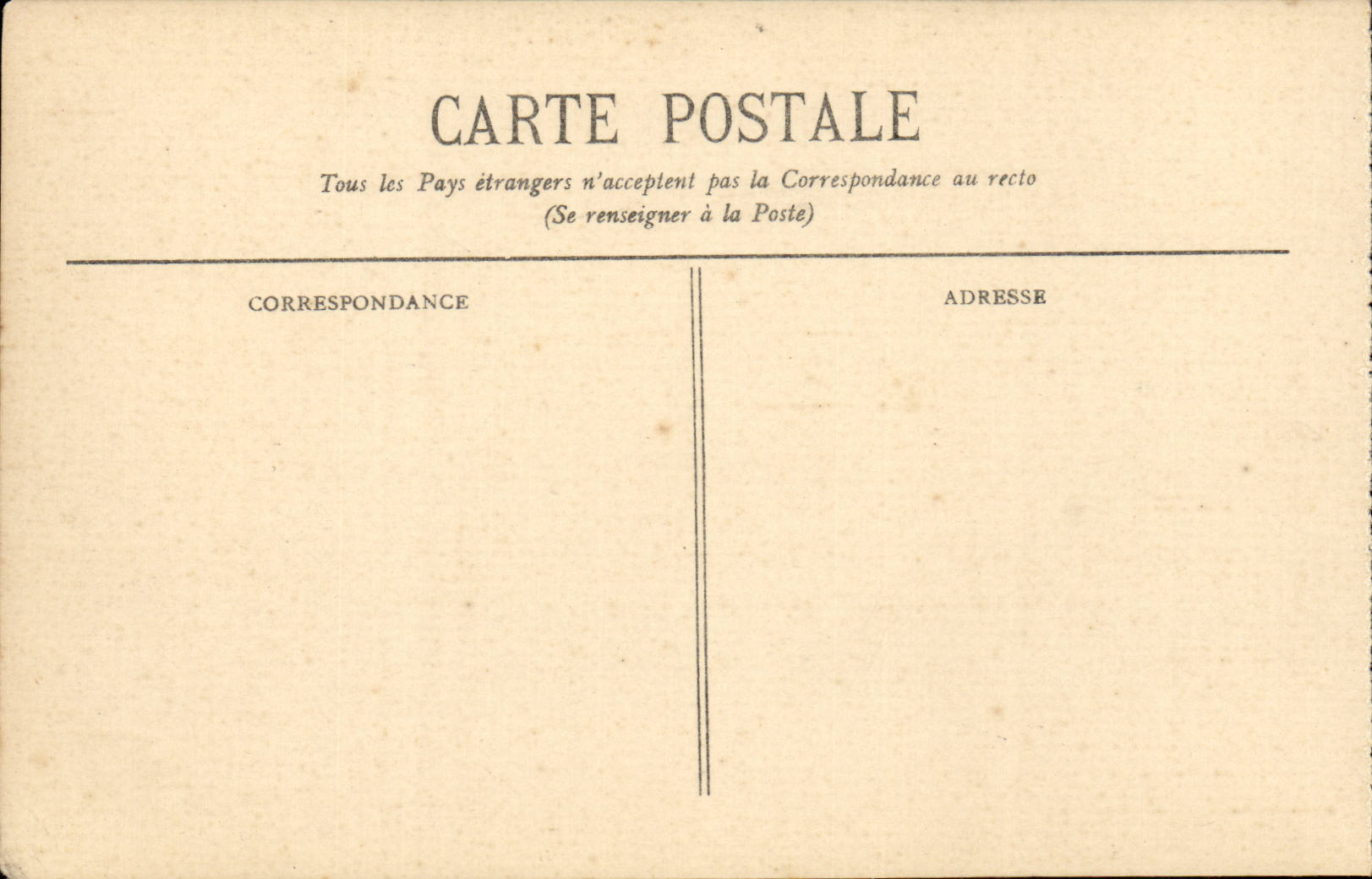 Bordeaux CPA Le grand theatre — Verso