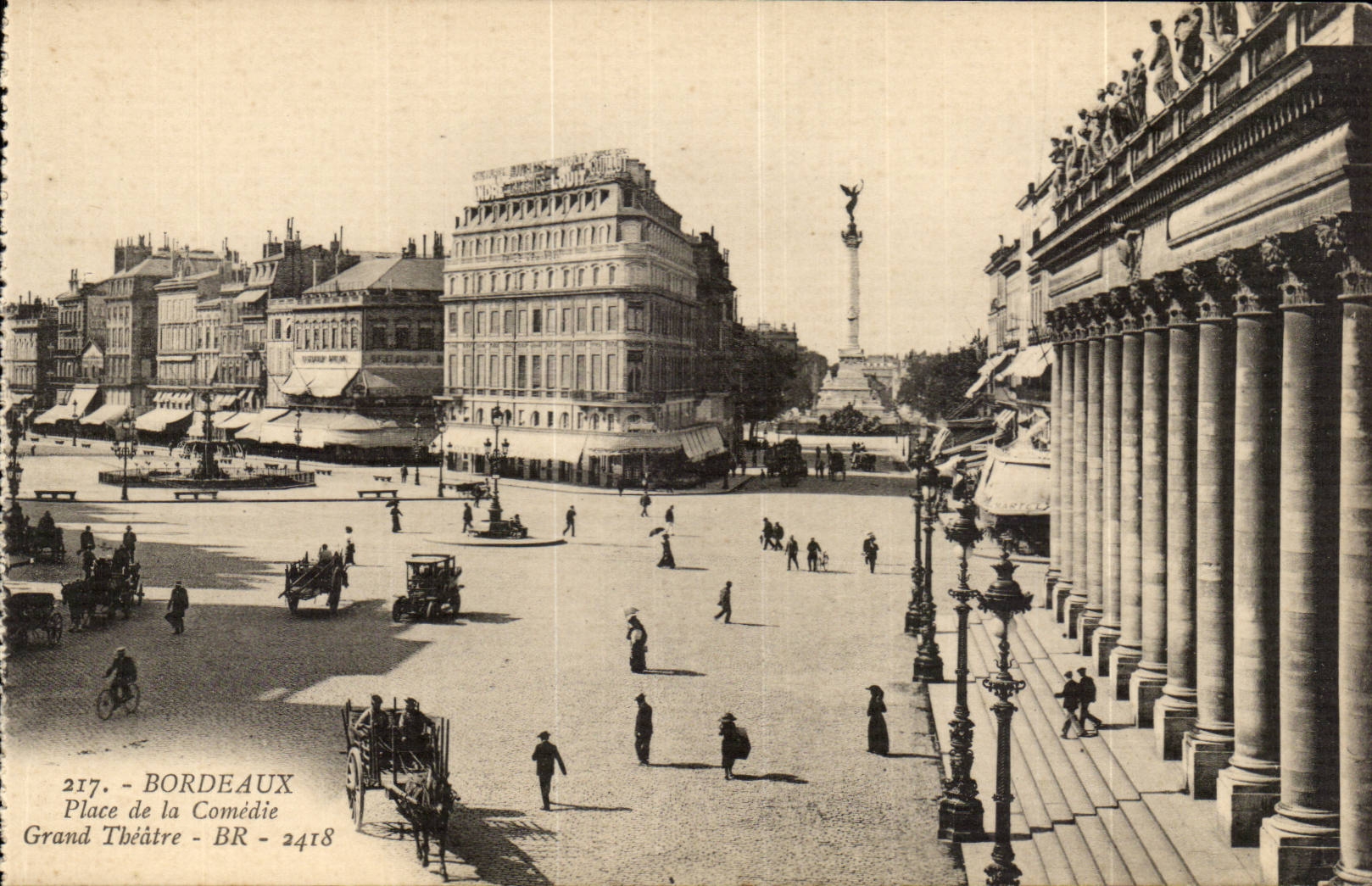 Bordeaux CPA Place de la Comedie Grand Theatre