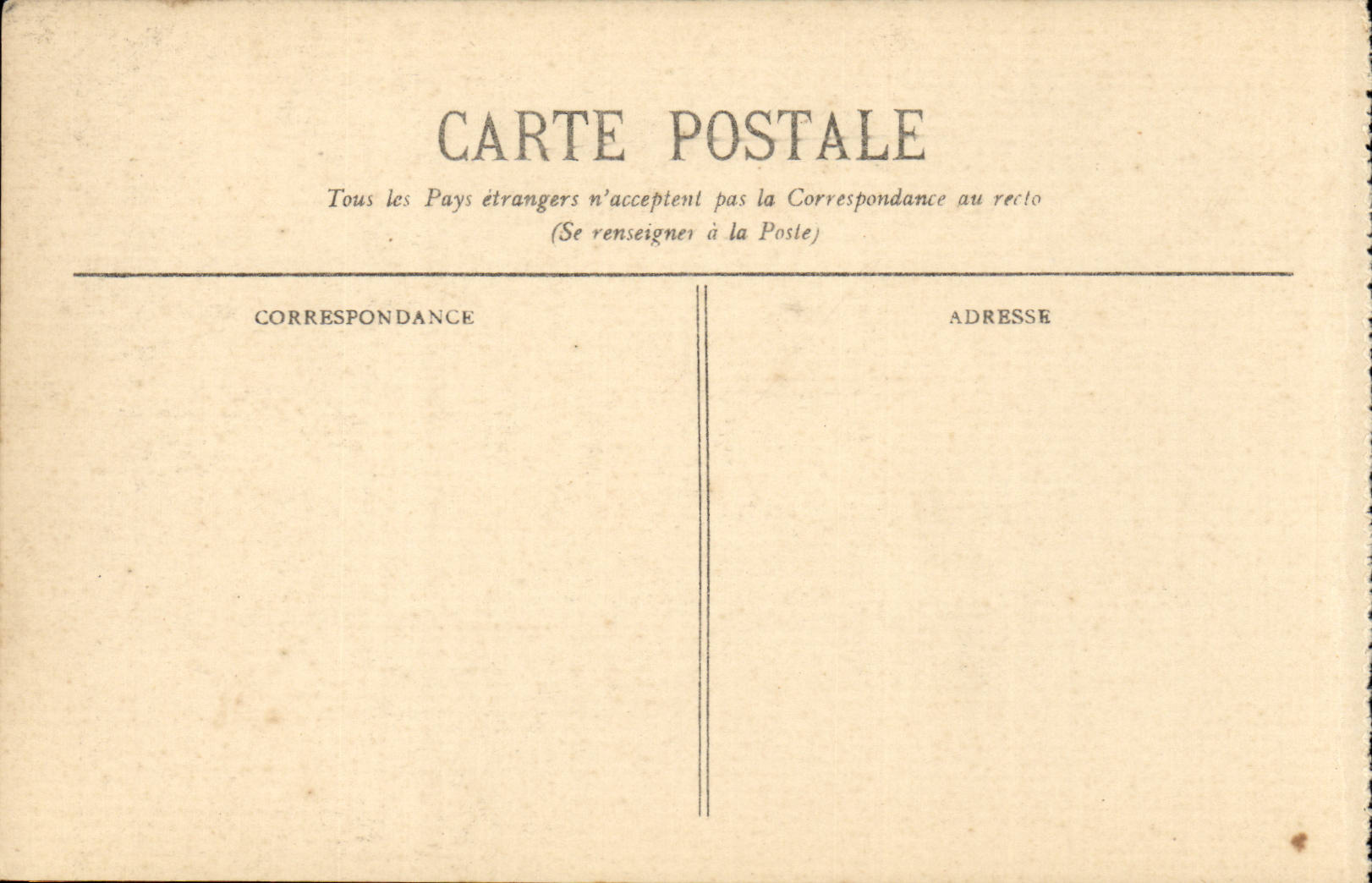 Bordeaux CPA Place de la Comedie Grand Theatre — Verso