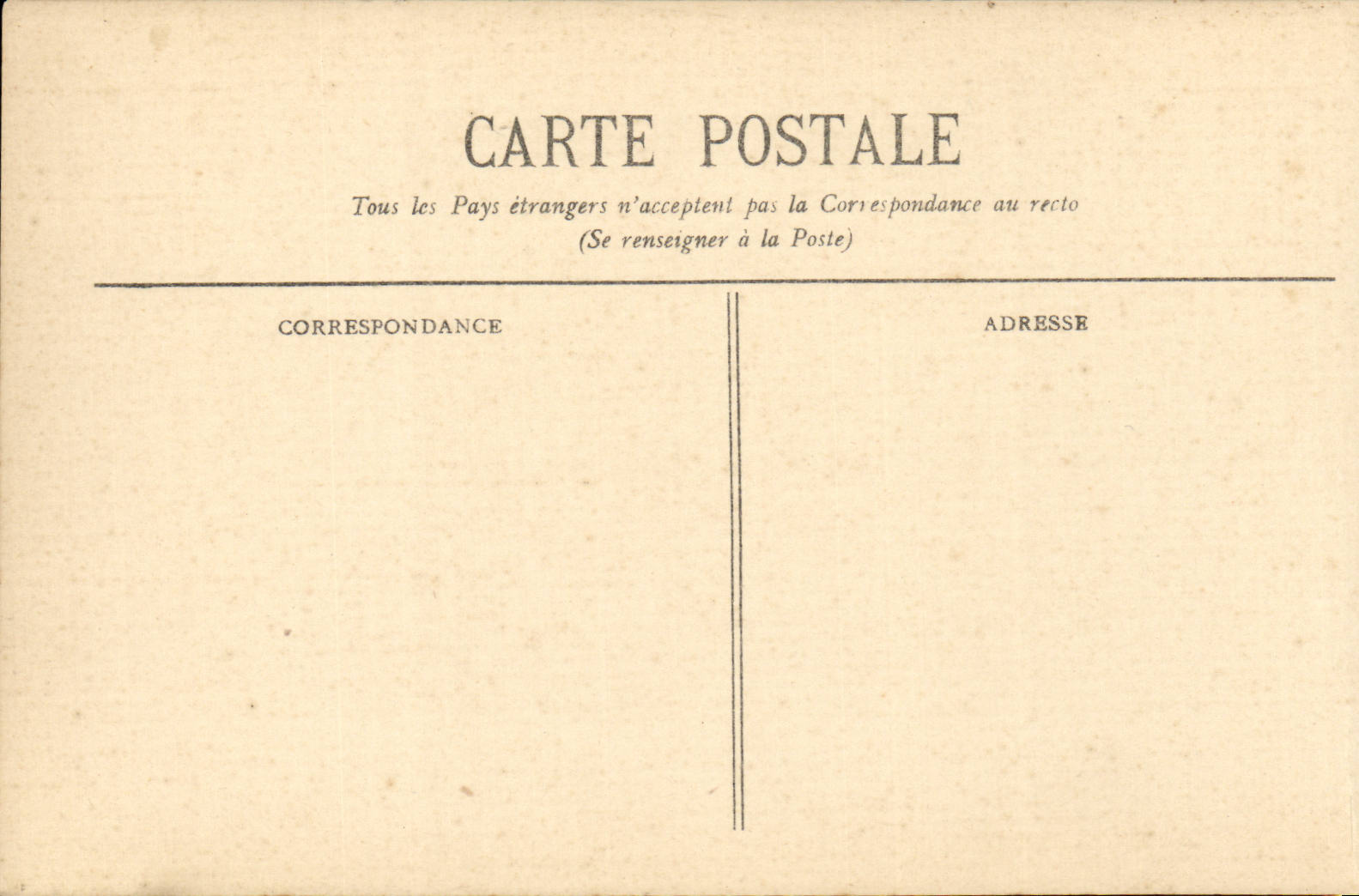 Bordeaux CPA La grosse cloche — Verso