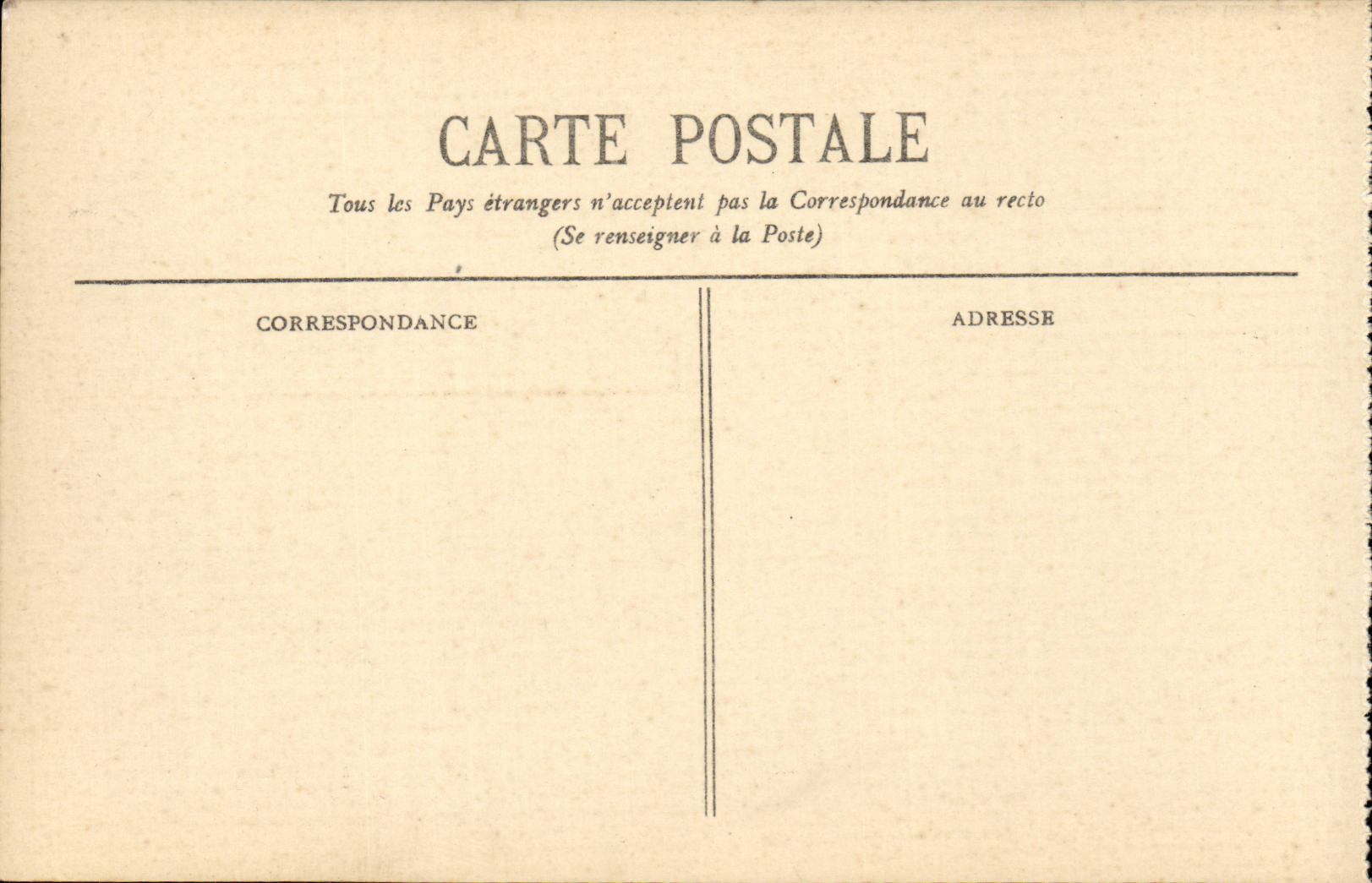 Bordeaux CPA Monument des Girondins (groupe nord) — Verso