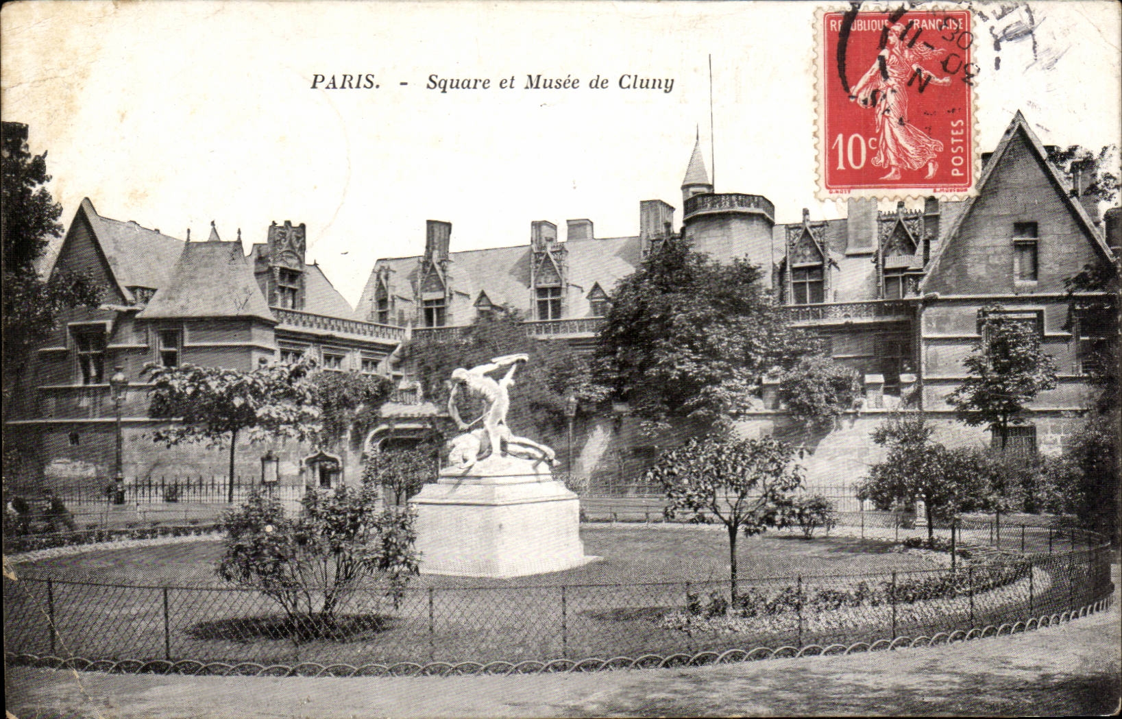 Paris CPA Square et Musee de Cluny