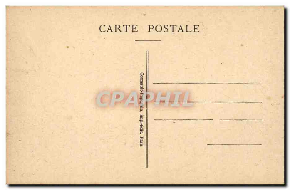 Paris CPA le Trocadero — Rückseite