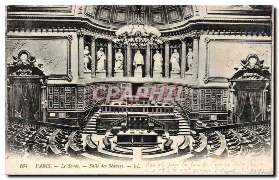 Paris CPA Senat Salle des seances Luxembourg