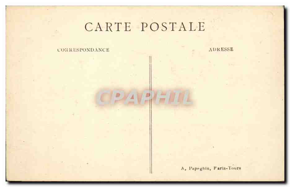 Paris CPA L'opera Academie Nationale de musique — Rückseite