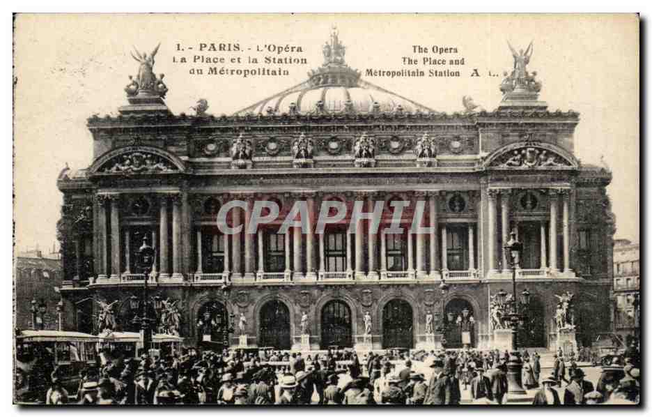 Paris CPA L'opera Academie Nationale de musique