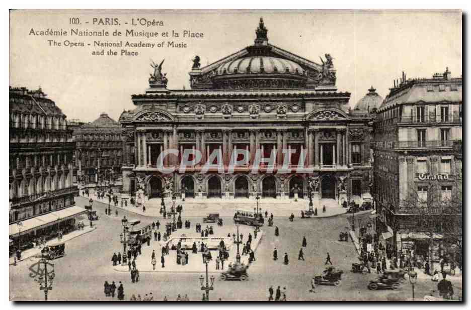 Paris CPA L'opera academie nationale de musique