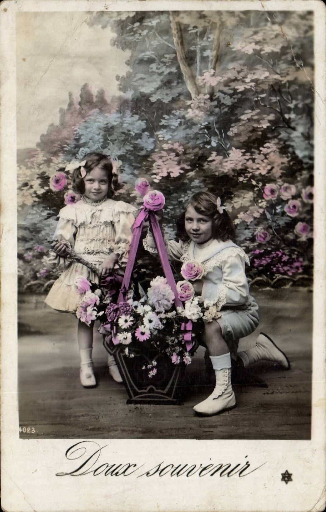 CPA Fantaisie Enfants Doux souvenir