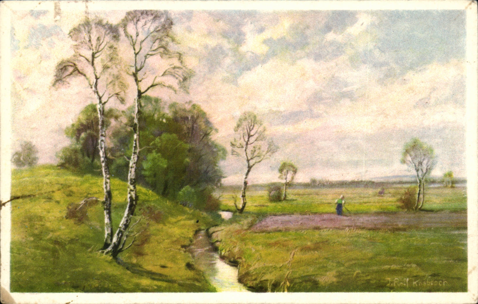 CPA Fantaisie Paysage