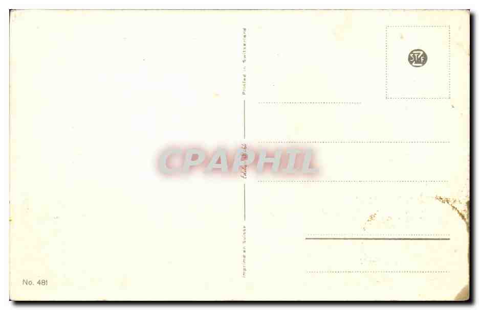 CPA Fantaisie Paysage — Back