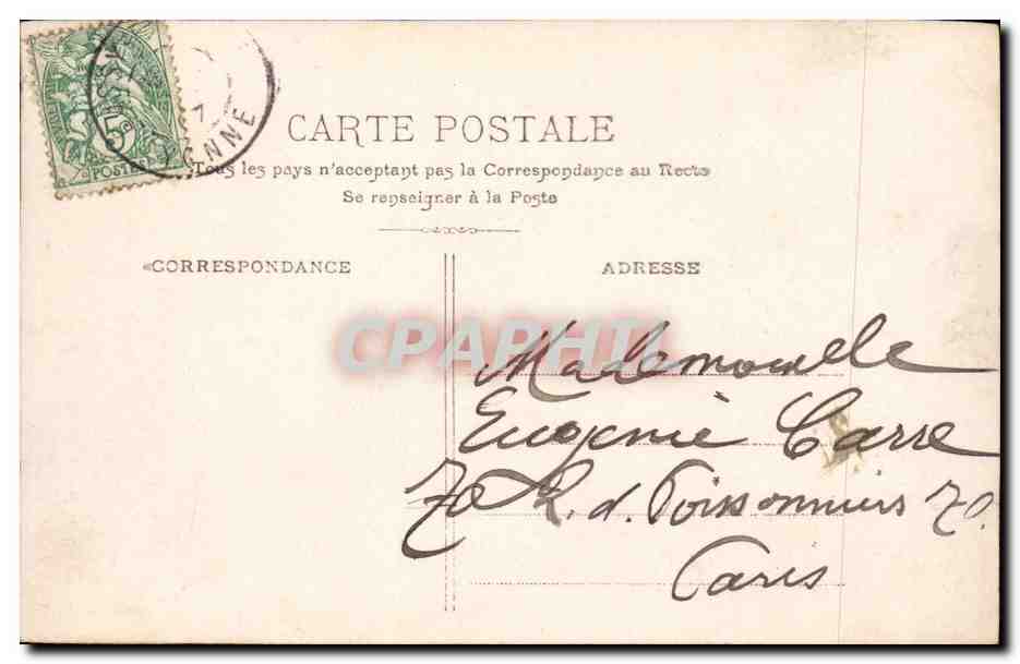 Les Lis — Éditeur ELO, n° 2056 — Verso
