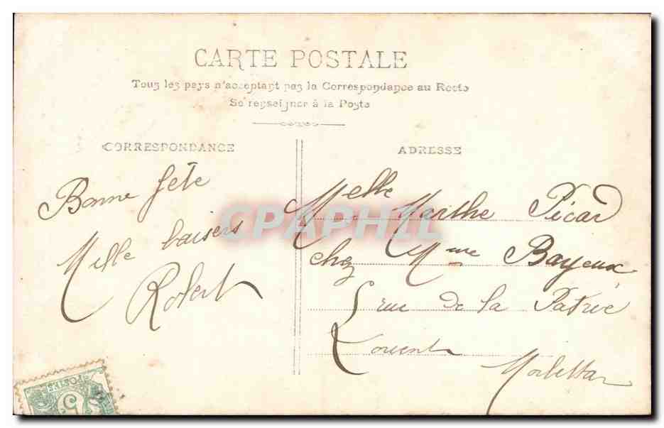 CPA Fantaisie Enfant — Verso