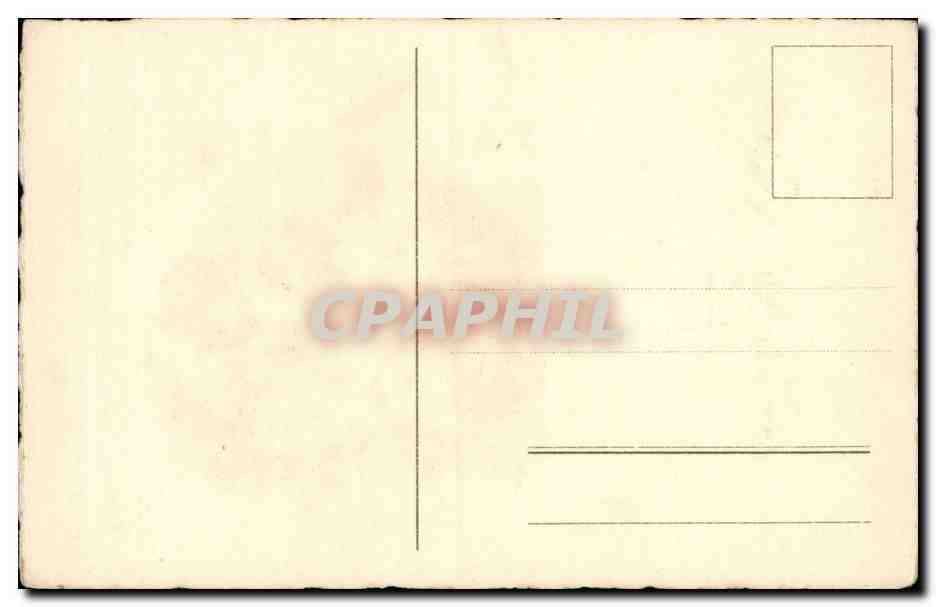 CPA Fantaisie Muguet Porte bonheur — Verso