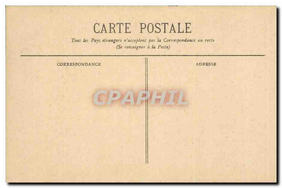 Bordeaux CPA La porte du palais — Verso