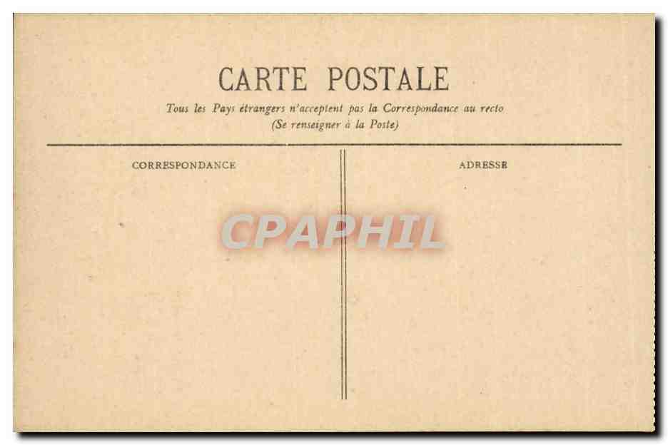 Bordeaux CPA Monument Gambetta — Verso