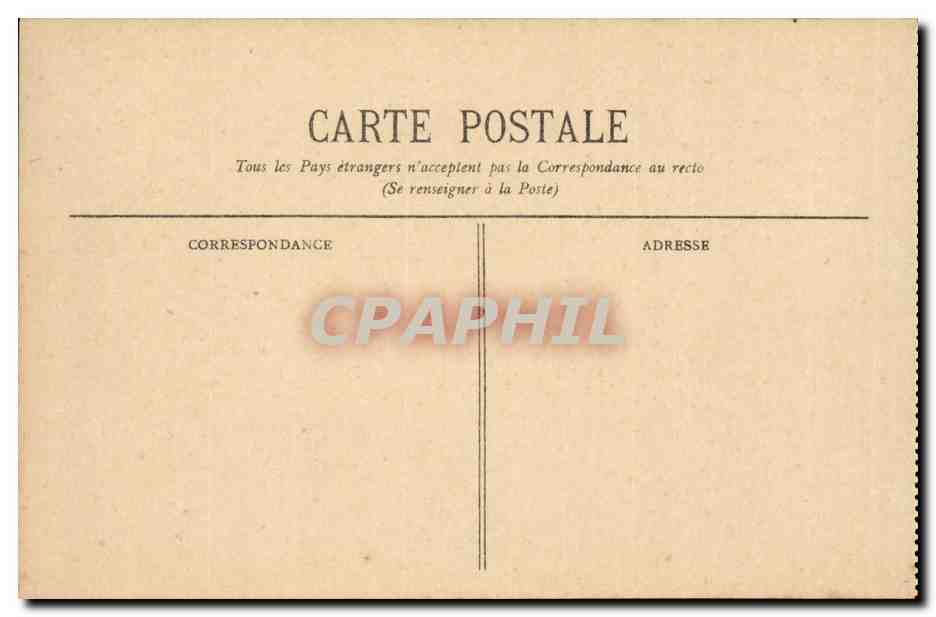 Bordeaux CPA Le jardin public L'allee de la terrasse — Rückseite