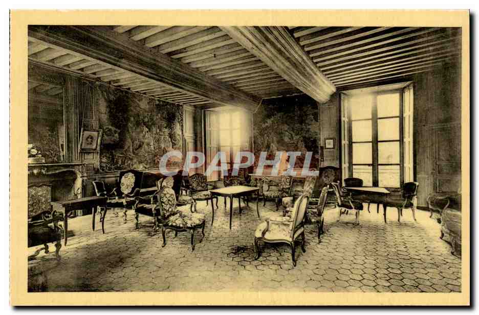 Château de Talcy (Loir-et-Cher) — Le Salon — Édition des Monuments Historiques
