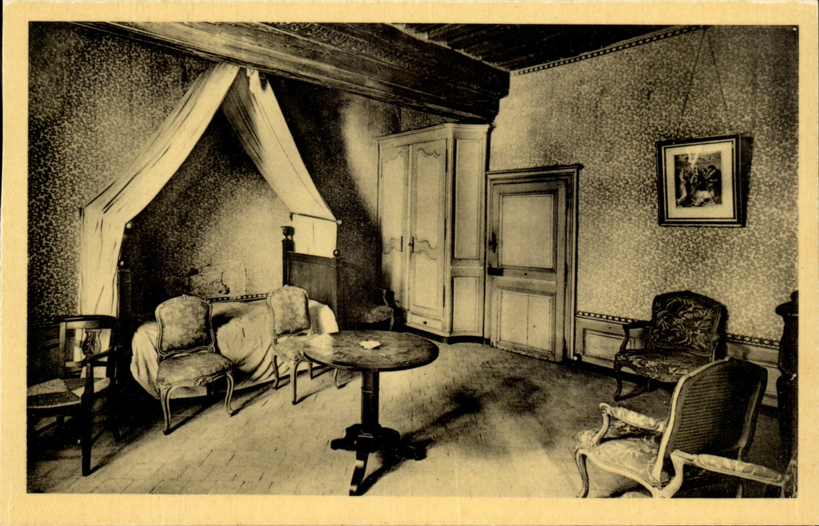 Talcy CPA Le chateau Chambre dite du generale Chanzy