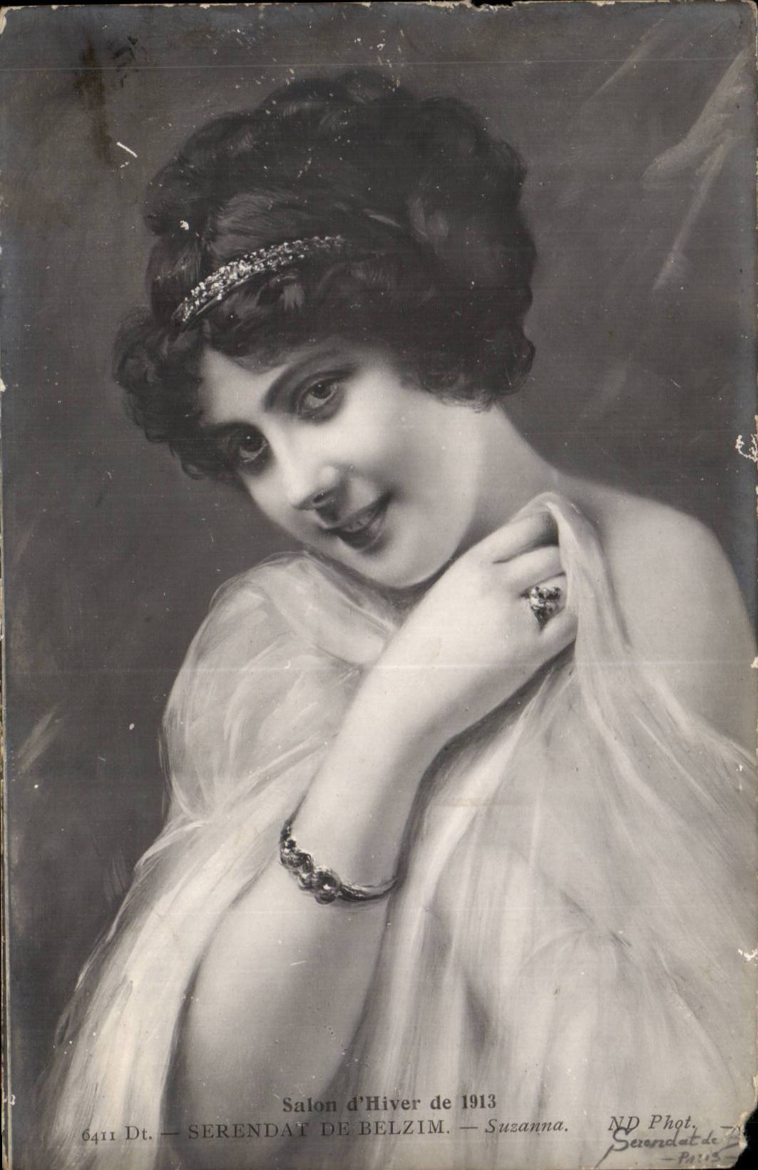 CPA Fantaisie Femme 