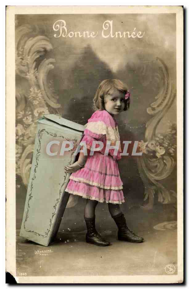 CPA Fantaisie Enfant Bonne annee
