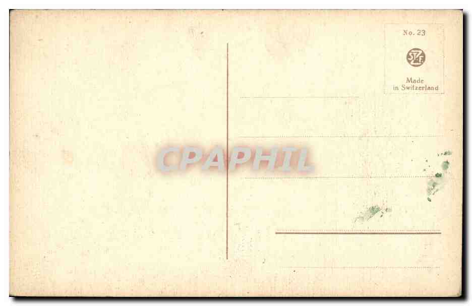 CPA Fantaisie Tableau Bocage Paysage — Verso