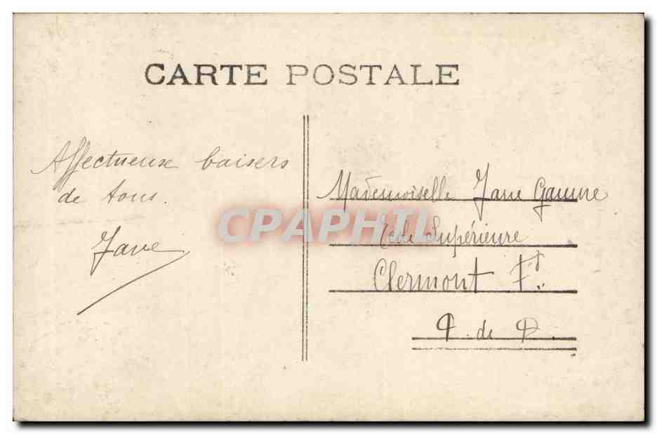 CPA Fantaisie Enfant Tendre souvenir — Rückseite