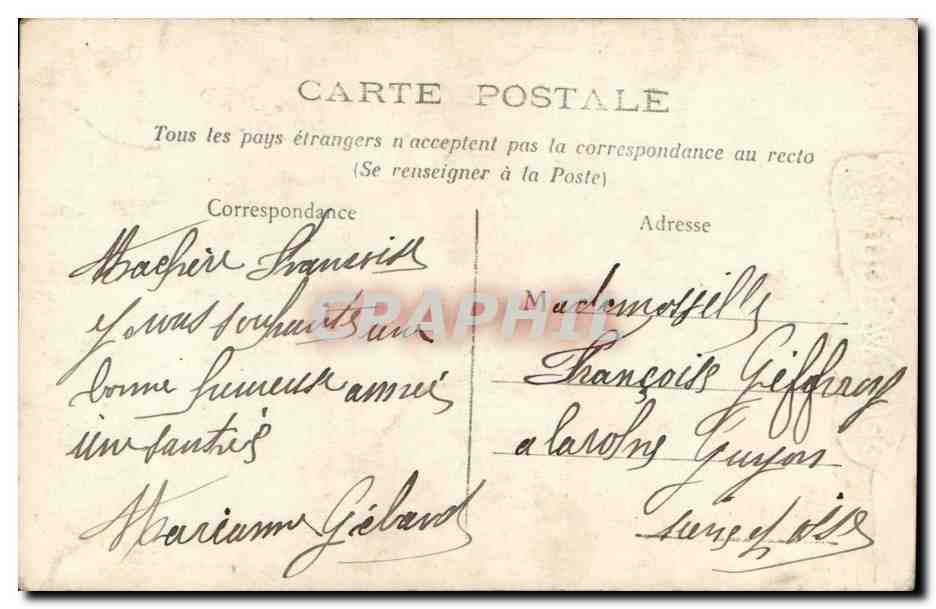 Femme en fourrure — Bonne Année — Irisa, n° 2806 — Achterkant