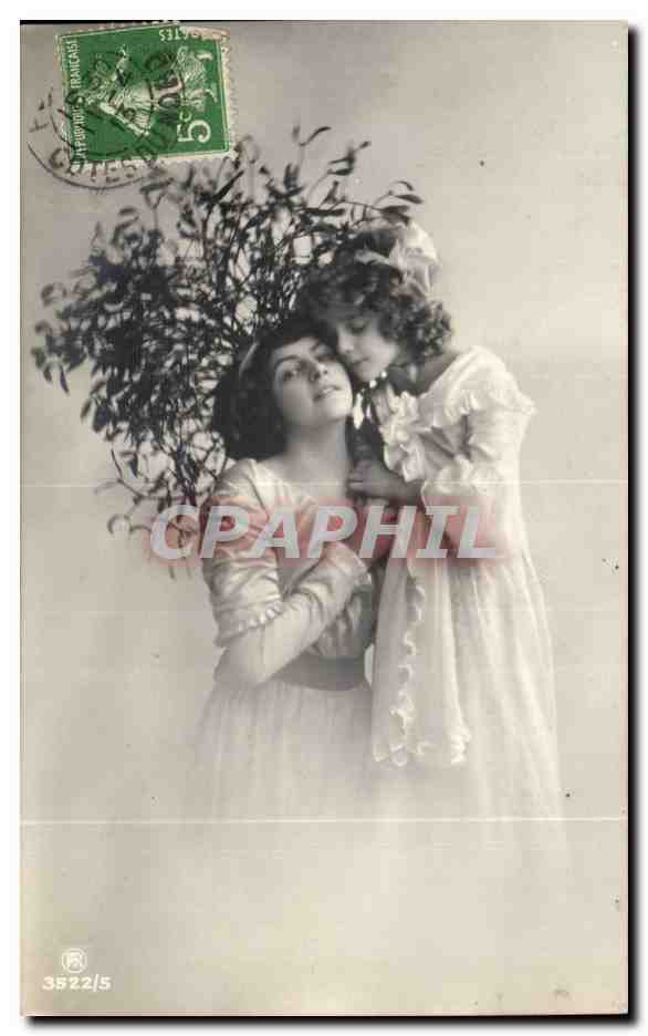 Femme et enfant — scène affectueuse — CPAPHIL 3522/5