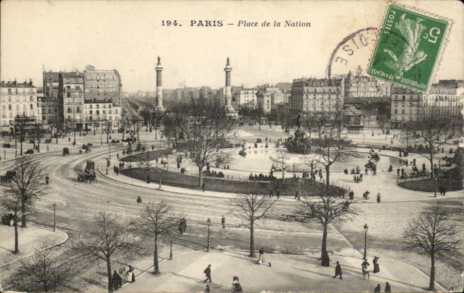 Paris CPA Place de la Nation