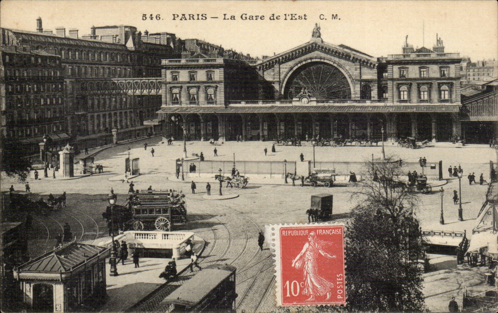 Paris CPA Gare de l'Est