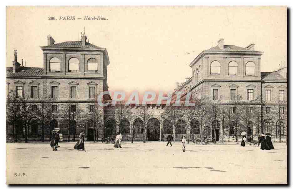 Paris CPA Hotel Dieu (hopital hospital)