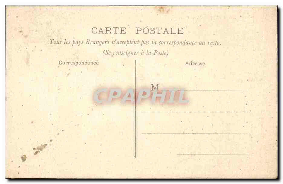 Paris CPA Hotel Dieu (hopital hospital) — Rückseite