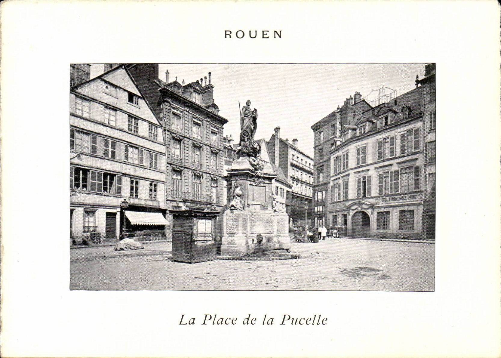 Rouen CPA La place de la pucelle (Jeanne d'arc)