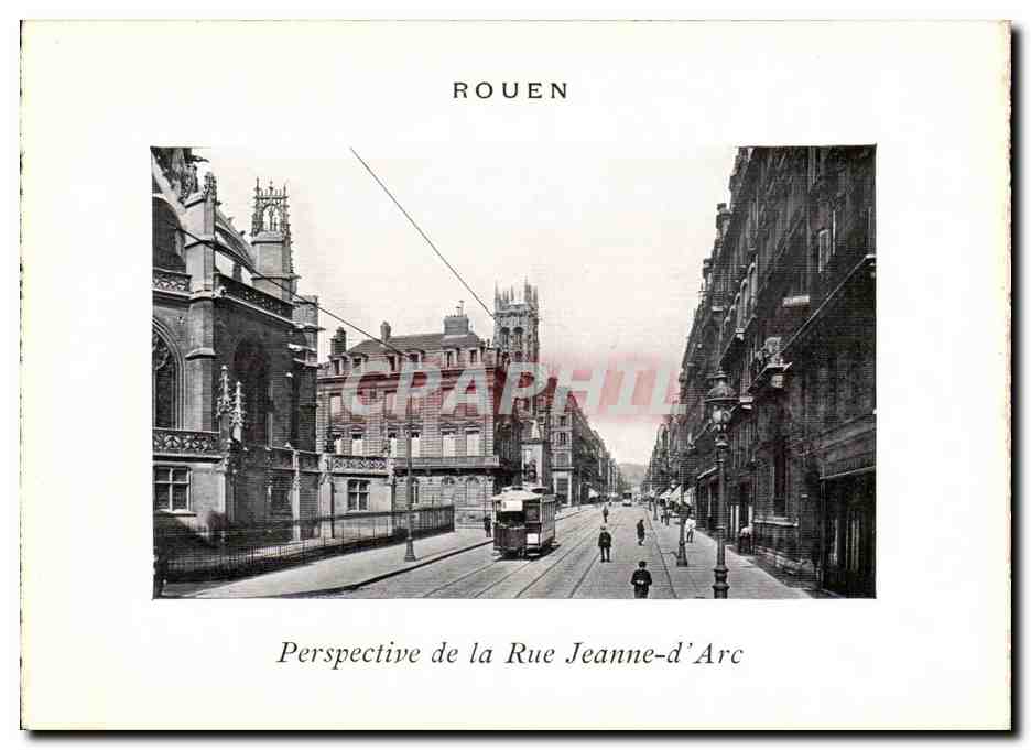 Rouen CPA Perspective de la rue Jeanne d'arc