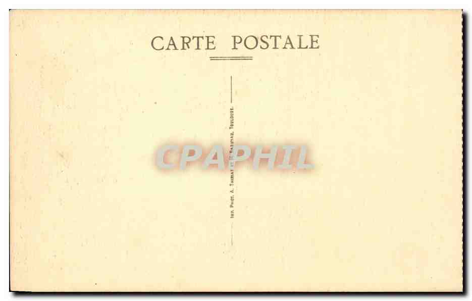 Bourg CPA Le portail de l'eglise de Brou — Rückseite