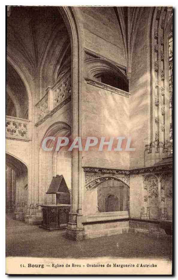 Bourg — Église de Brou — Oratoires de Marguerite d'Autriche