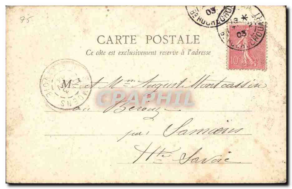 Paris CPA Moulin de la Galette (mill) — Rückseite