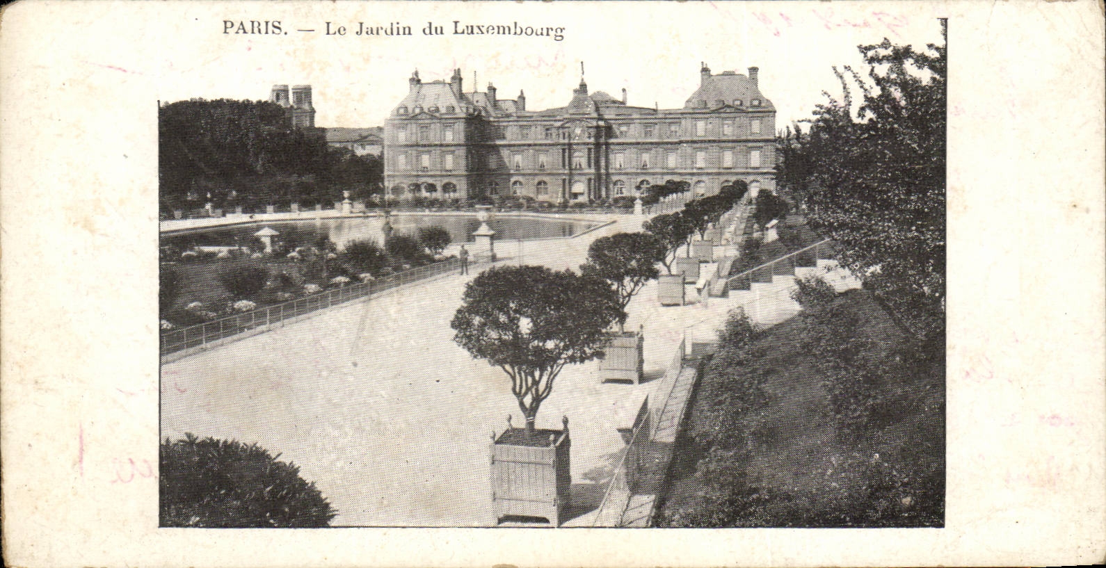 Paris CPA Jardin du Luxembourg