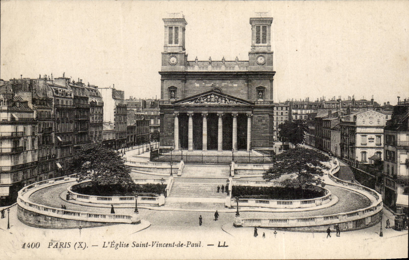 Paris CPA Eglise Saint Vincent de Paul