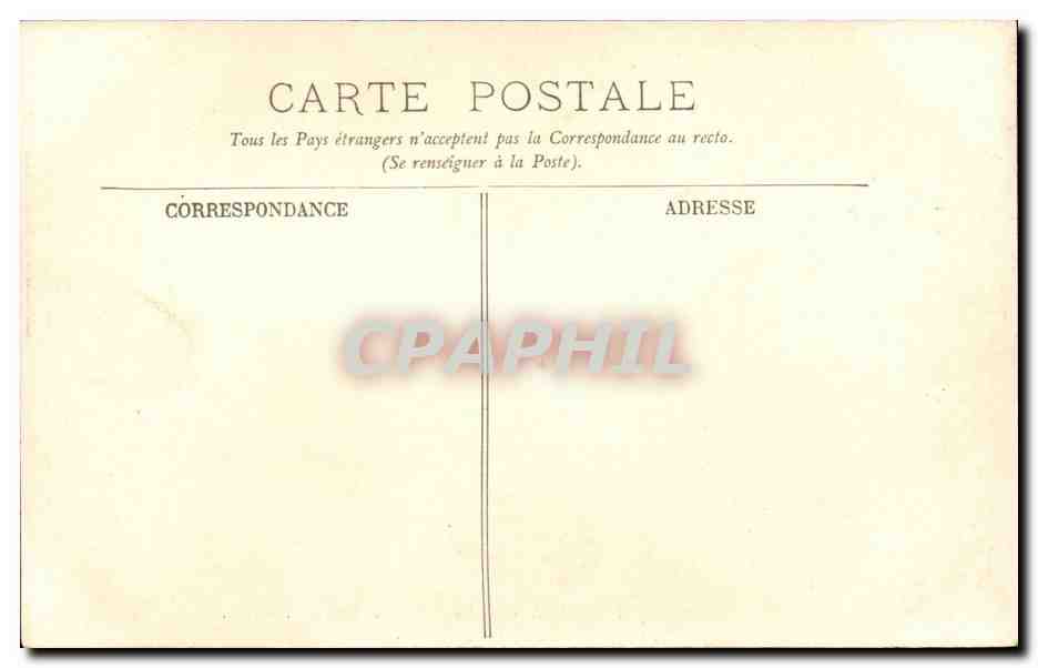 Paris CPA Place de la Concorde — Verso