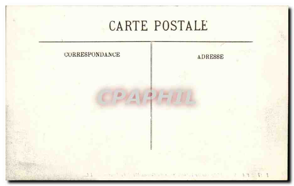 Paris CPA Avenue de l'Opera prise du Grand Hotel du Louvre — Rückseite