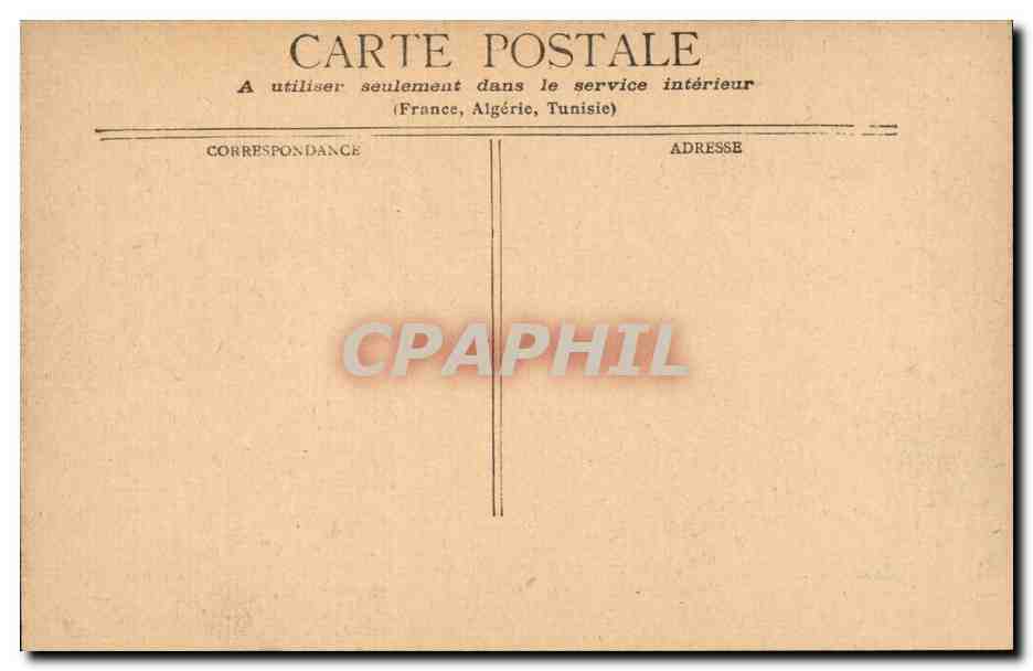 Paris CPA Boulevard et porte Saint Martin — Rückseite