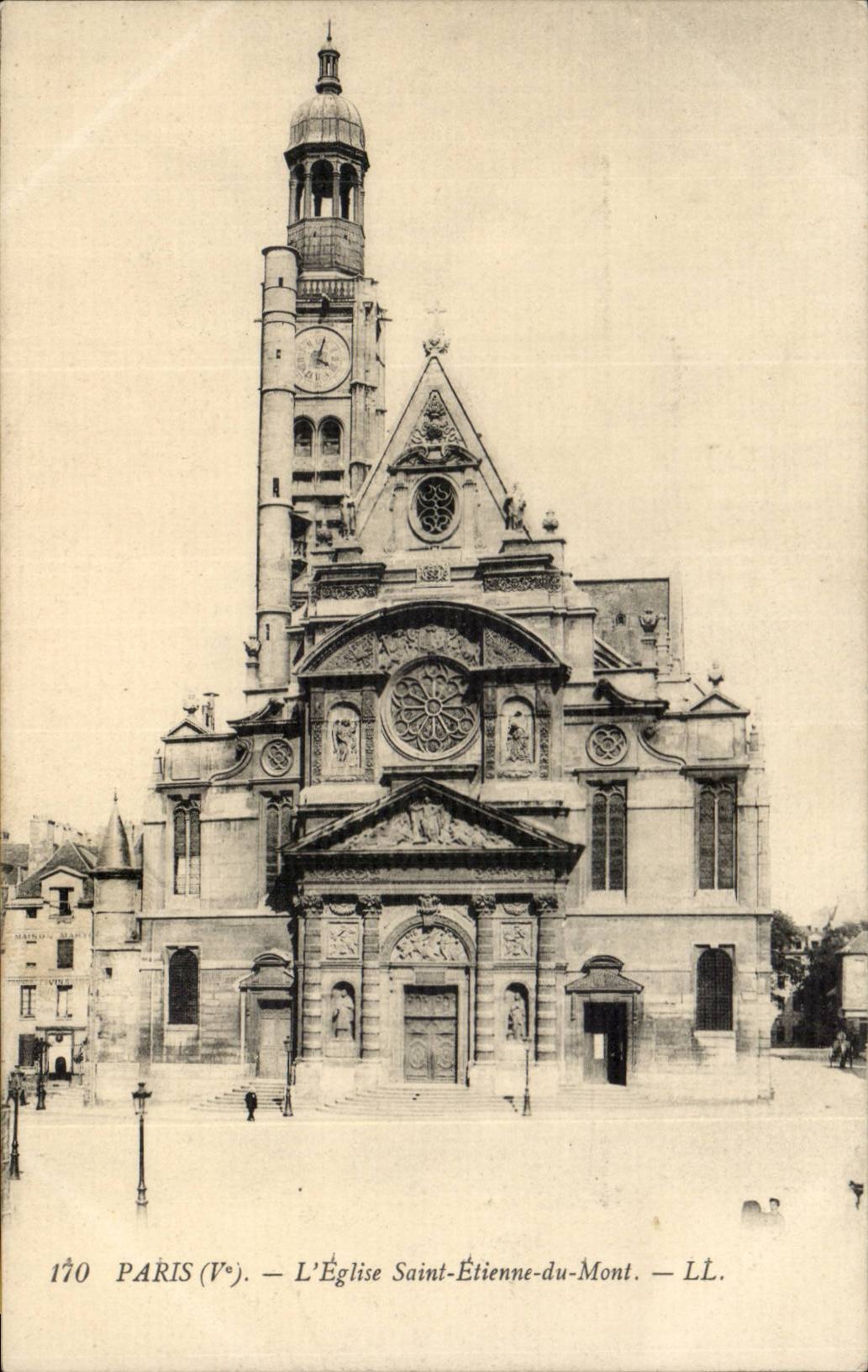 Paris CPA Eglise Saint Etienne du Mont