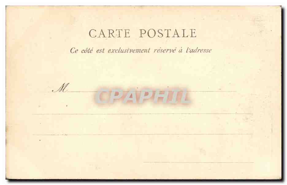 Paris CPA Le parvis Notre Dame — Rückseite