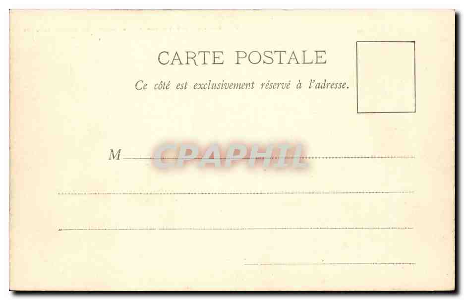 Paris CPA Chatelet Theatre Sarah Bernhardt La Tour St Jacques — Rückseite