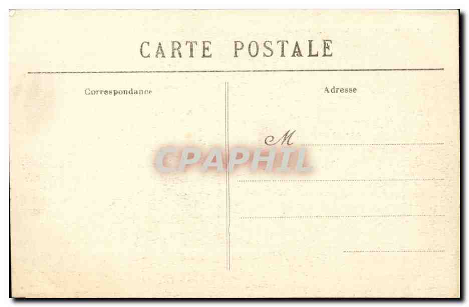 Paris CPA le jardin des Tuileries — Verso