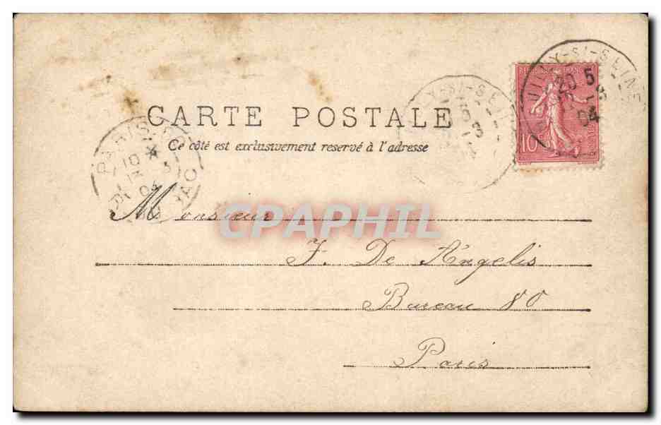 Marguerite de Faust — portrait de scène — D.P. — Verso