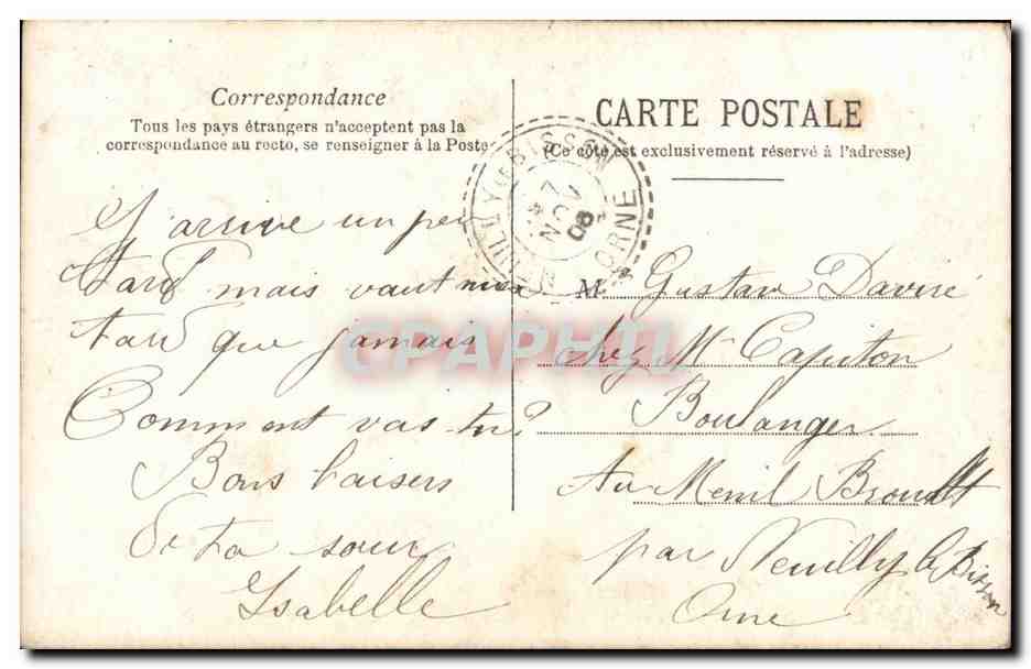 Jeune femme en chapeau à volants — Anniversaire — Éditeur anonyme, n° 116 — Reverso